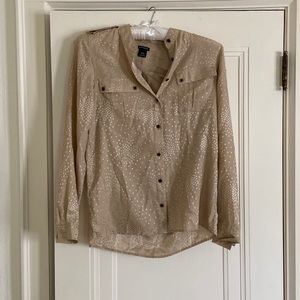 100% silk Club Monaco blouse size XS